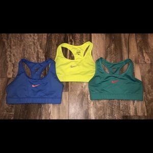 Nike Sports Bras (set of 3)  - Small